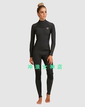 New Billbong3 2mm surf cold clothing wet suit Wetsuit diving suit snorkeling warm Women Wetsuit Women Women
