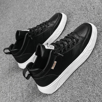 2021 new autumn mens shoes Korean version of the trend Joker high Martin boots mens casual board shoes winter trendy shoes