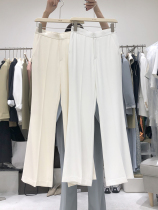VOX hanging thin micro-Lama pants female 2021 Autumn New Korean version temperament self-cultivation professional Joker thin suit trousers