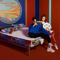 Wuhuang Wanan co-name independent spring mattress Simmons natural latex 1 8 meters 1 5 home soft and hard customization