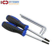 Theft-proof plum flower type screw batch type rubber handle screwdriver with hole star T10 T20 T20 T30 T40 T40