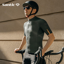 Santic Sendi Spring and Summer Cycling Dressing Men Highway Car Equipment Small Sleeve Sun-Prevention Sweat
