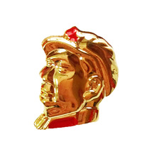 Characters head portrait Red Army hat octagonal hat hair grandfather badge badge butterfly buckle Commemorative Medal
