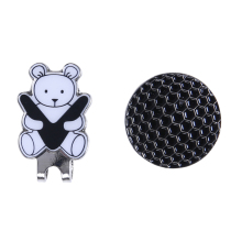 Golf cap clip Cubs black and white equipped with magnet clips Markmaker Maker Spotted BIG