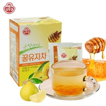 South Korea imported food snacks tumbler honey grapefruit tea 30g * 10 boxed grapefruit drinking drink