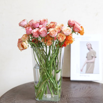 Transparent Crystal plastic flower barrel flower garden flower flower garden flower shop decoration
