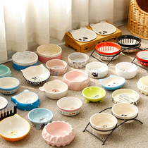 Cat Bowl Ceramic Pet Dog Dog Supplies Dog Bowl Single Bowl Dog Pot Cat Food Bowl Cat Food Bowl Cat Bowl