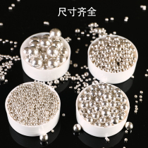 Silver-coloured round pearl colour needle silver Pearl cake decoration West point cake ice cream baking decoration pendulum