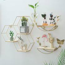 ins Creative simple Nordic style Wall hanging decoration Living room bedroom room decoration Dining room decoration shelf