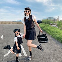 Jasmine Womens Group Suit Summer Jk Uniforms Girls Academy Wind Frock Macchia three sets of plexefold nepotism mother and daughter