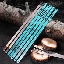 Hacksaw metal cutting handmade teeth according to small steel Jiguo drama hand just saw blade coarse Iron saw fine tooth serrated