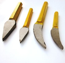 Marine oil groove chisel cross-cut Cold Chisel narrow chisel triangular pointed gouge bias filling gap chisel chisel