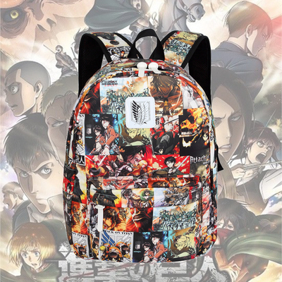 taobao agent Anime One Piece Attack Giant Cool Bags Bag Tokyo Gongxian Naruto Backpack Tide