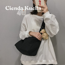 Cienda Kuelta womens bag large capacity 2021 new trendy fashion canvas shoulder messenger bag broadband summer