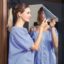 Soft mirror Dressing Mirror Self-Adhesive Glass Wall Upper Table Mirror Rear Paper Wall Stickup Ultrathin Paste Paper Plastic