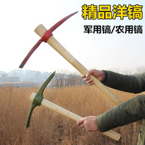 Outdoor small picks bamboo shoots hoes digging tree roots gardening tools military mountaineering pickaxes pickaxes pickaxes