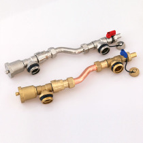  Hydraulic balance differential pressure bypass valve Three tail parts automatic exhaust valve Floor heating water separator drainage and sewage valve All copper
