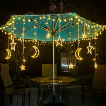 Solar Stars Light Strings COLOR LIGHTS NOT PLUGGED IN ELECTRIC OUTDOOR WATERPROOF BALCONY SMALL GARDEN VILLA HOLIDAY COURTYARD DECORATIVE LIGHTS