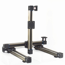 High speed mute module sliding table synchronous belt pulley with servo stepper motor single double slider aluminium profile