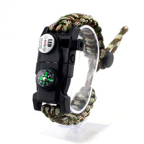 Outdoor survival self-defense tactical bracelet Bracelet Special warfare wolf Bei Ye male multi-function field survival life-saving umbrella rope