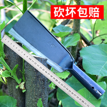 Thickened all-steel grass cutting knife agricultural tree cutting knife stainless steel chopping outdoor opening knife sickle cutting wood cutting knife
