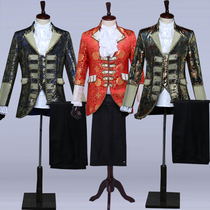 Mens court dress European drama drama costume Prince stage retro performance European court costume