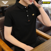 BANGBANIE BRAND MEN SHORT SLEEVE T-SHIRT TURNOVER HIGH-END TIDE BUSINESS CASUAL PURE COTTON SUMMER POLO JERSEY MAN
