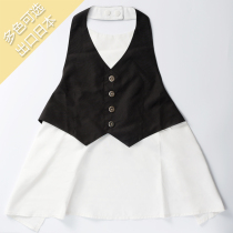 MARL boy high-end painting painting clothes baby meal skirt children waterproof apron pocket solid color Foreign trade Japan original single out