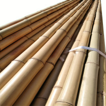 Bamboo carbonized white bamboo pole decoration bamboo pole Moso Bamboo Bamboo House decoration material decoration color flag pole anti-corrosion bamboo pole