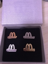 McDonalds MTO ranking badge pin (full set) 2 pieces 3 pieces minus 4 yuan
