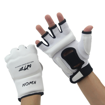 KWON high-quality taekwondo gloves Adult mens and womens half-finger gloves Sanda fighting mma fighting gloves Children