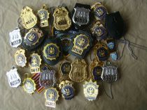 Military memes great metal badges DETECTIVE encodes 1690 leather set of chest-stamp leather clips