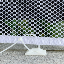 Stair protective net accessories Ground buckle wall sticker square buckle tied rope buckle with balcony anti-fall net protective net installation accessories accessories