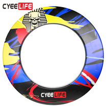 CyeeLife Daxing 18 inch professional dartboard protection wallboard Wall protection plate PU ring Hard hemp target accessories