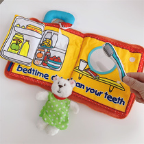 New Little Bear Books Baby Cubicle Books Baby ripping without rotten bedtime Parent-child Interaction Storybook Early Education Toys