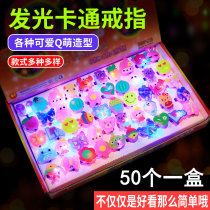 Luminous ring Luminous toy Childrens creative cartoon luminous flash Primary school gift stall Yiwu small gift