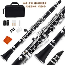 New 17-key B-down clarinet clarinet instrument Bakelite double second section beginner exam