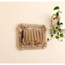 Fabric lace Meter box Switch collector box Multimedia box Video intercom doorbell dustproof decorative cover screen curtain