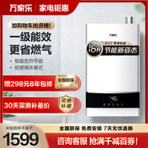 Wan Jiale Class I Energy Efficiency Intelligent Constant Temperature Gas Water Heater Household Natural Gas Condensation Strong Exhaust 16L 16R3