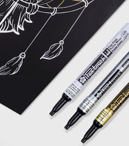Japan cherry blossom paint pen High-gloss drawing notebook pen Golden signature pen Hook line pen diy marker pen