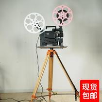 Nostalgic antique projector Ireland Mo Elmo16-CL 16mm film movie machine wide tripod