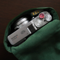 Has enlarged Mekee leather camera bag Fuji X100VFTS XE4 27 LX100M2 LUX7 leather case