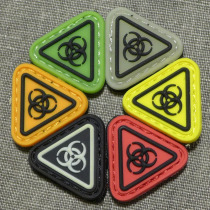 Night Light Biochemical Crisis Germany Tactical Magic Sticker Patch Sticker Morale Badge Tactical Badge Personality Chest Badge Arm Badge