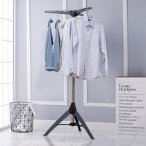 Balcony drying rack sub indoor drying rack landing folding simple mobile hanger small cool hanger household