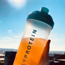 European style myprotein Panda shake cup 600ml Mens and womens sports plastic large capacity cup handy 400ml