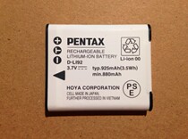 Original PENTAX PENTAX D-LI92 battery RZ18 WG1WG2WG3WG4 battery