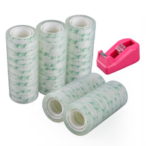 Transparent small roll tape handmade stationery glue adhesive tape for students 10mm 15mm gift box tape