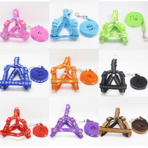 Kitty Dogs Rope Chain Sub Dog Back Clip Nylon Traction Strap Traction Rope 0-15 Catty Small Pet Generic