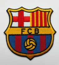 Champions League La Liga Giants Barcelona team emblem full embroidery exquisite cloth stickers exquisite patch adhesive adhesive