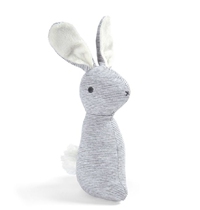 UK MAMAS PERCENTILE Pure Cotton Grey Striped Small Rabbit BB Stick Hand Rattle for Fancy Outlet Baby Toys